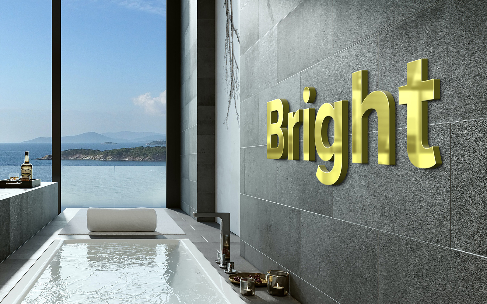 Template #185774 Mockupcleansimplerealisticwall Mockupbuilding Webdesign Template - Logo template Preview