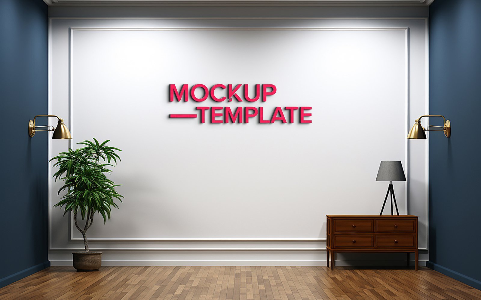 Template #185778 Mockup 3d Webdesign Template - Logo template Preview