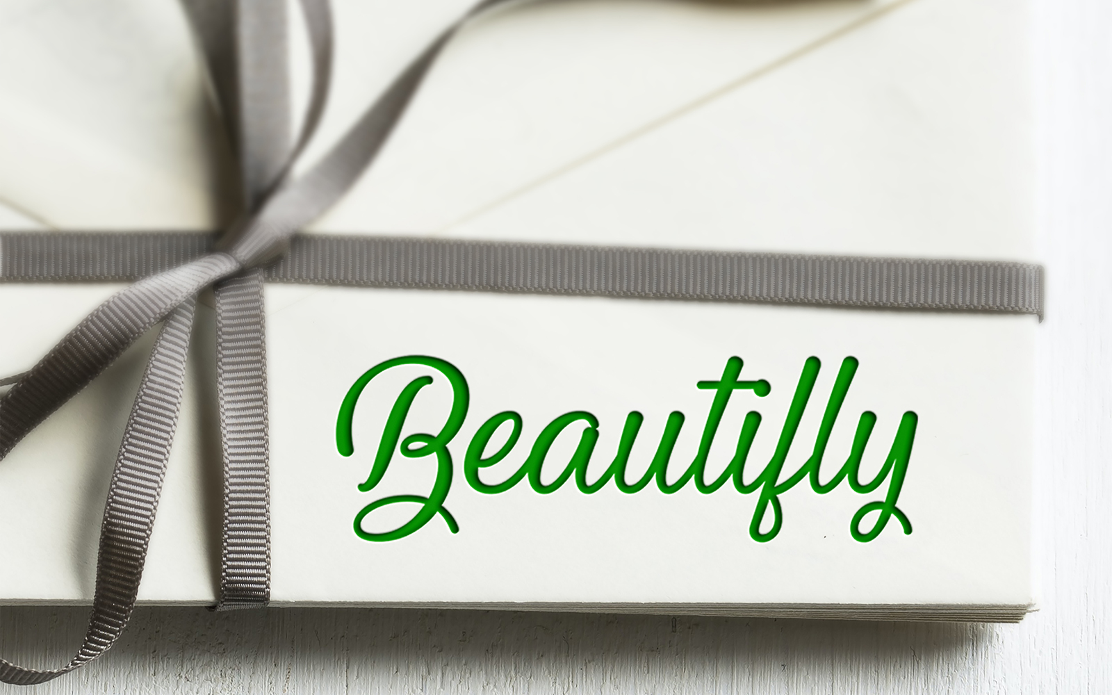 Template #185782 Mockupcleanidentitysimplerealisticdebossedtypographycompanyletterseffects3d Mockupgreenstampenvelopepresent Webdesign Template - Logo template Preview