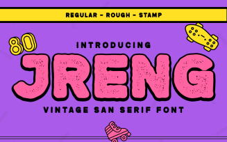 Jreng - Vintage San Serif Font