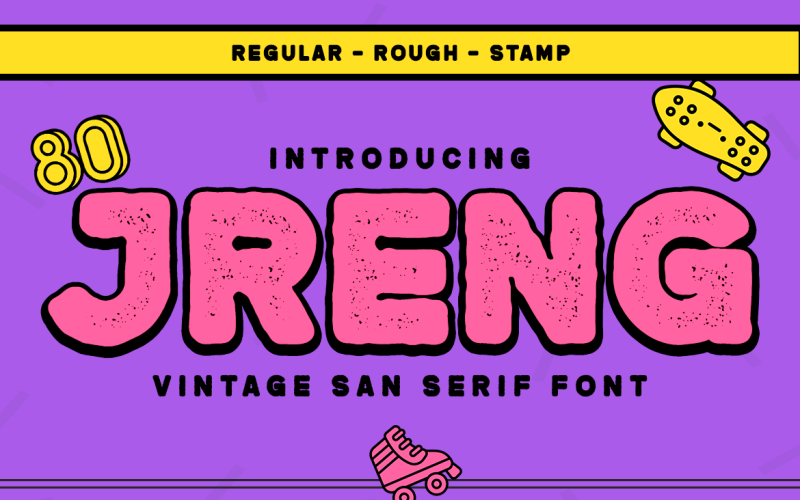 Jreng - Vintage San Serif Font
