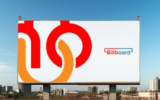 Realistic billboard mockup psd