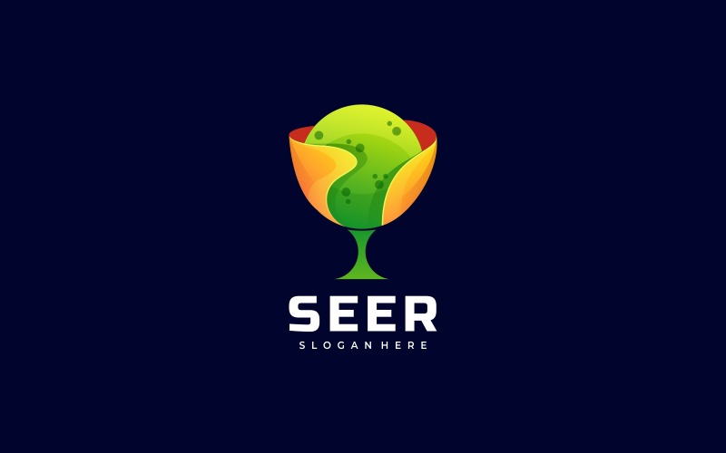 Seer Gradient Colorful Logo Template