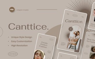 Canttice - Fashion Instagram Stories Template