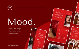 Mood - Creative Fashion Instagram Stories Template