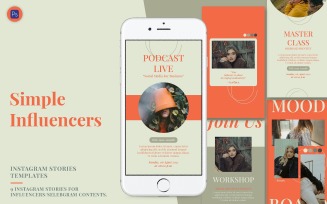 Simple Influencer Instagram Stories Template