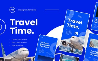 Travel Time Instagram Stories Template