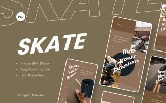 Skateboard - Instagram Stories Template