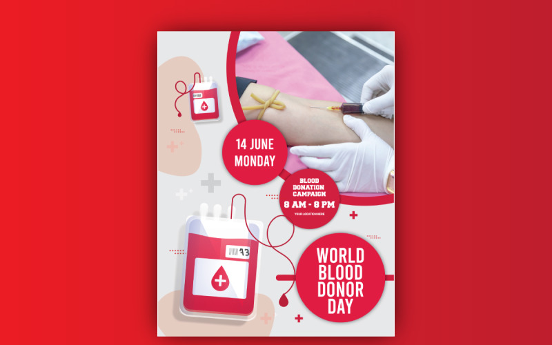 World Blood Donation Campaign Day Corporate Identity