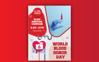 World Blood Donation Day Flyer