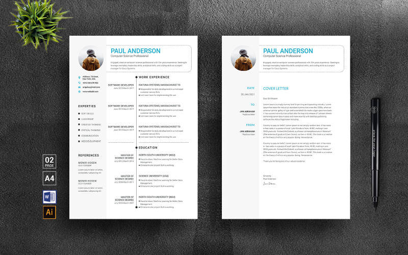 Smith Anderson Resume Template