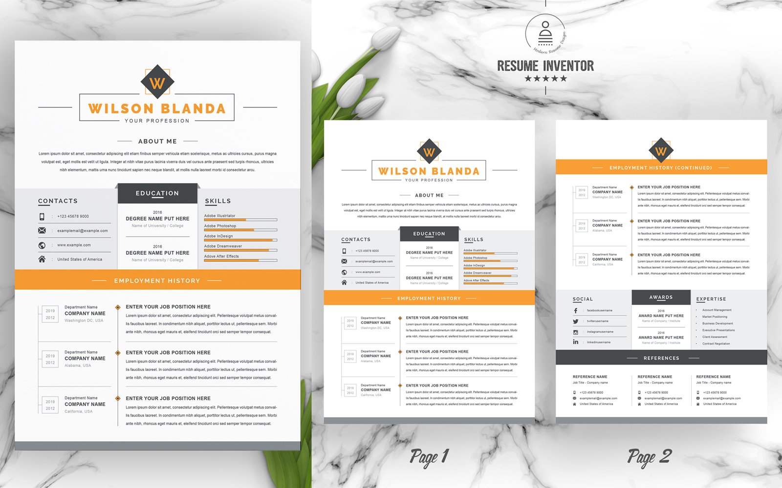 Kit Graphique #186173 Clean Cv Divers Modles Web - Logo template Preview