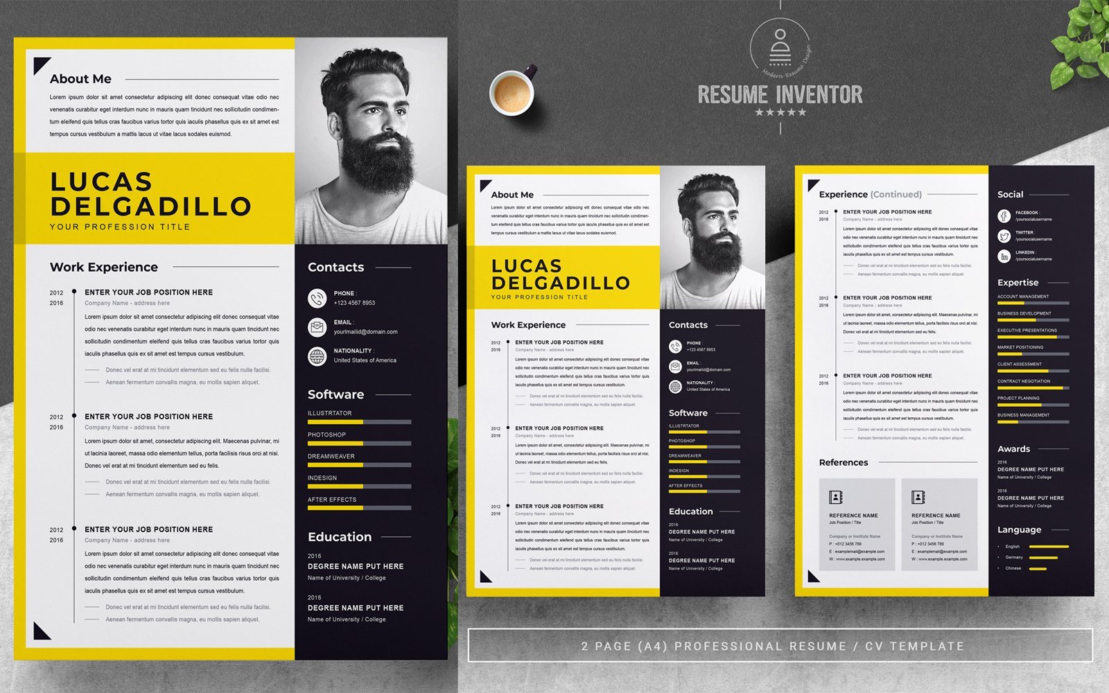 Kit Graphique #186175 Clean Cv Divers Modles Web - Logo template Preview