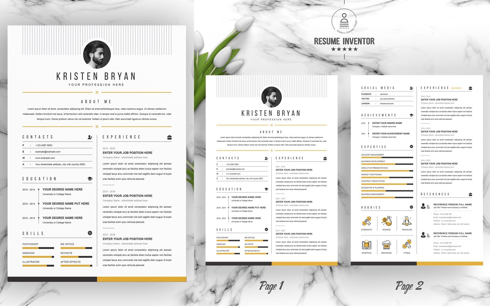 Kit Graphique #186178 Clean Cv Divers Modles Web - Logo template Preview