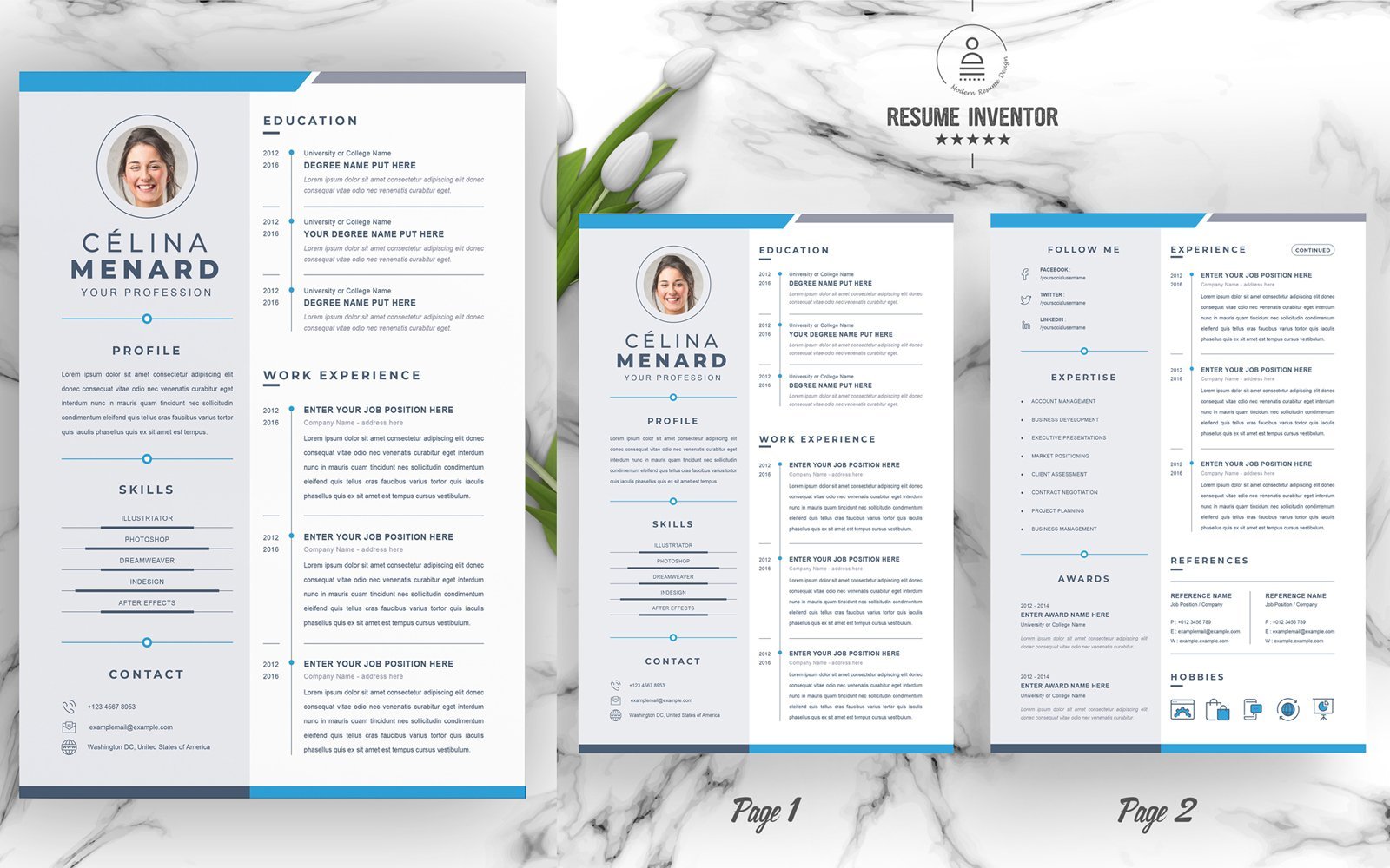 Kit Graphique #186183 Clean Cv Divers Modles Web - Logo template Preview