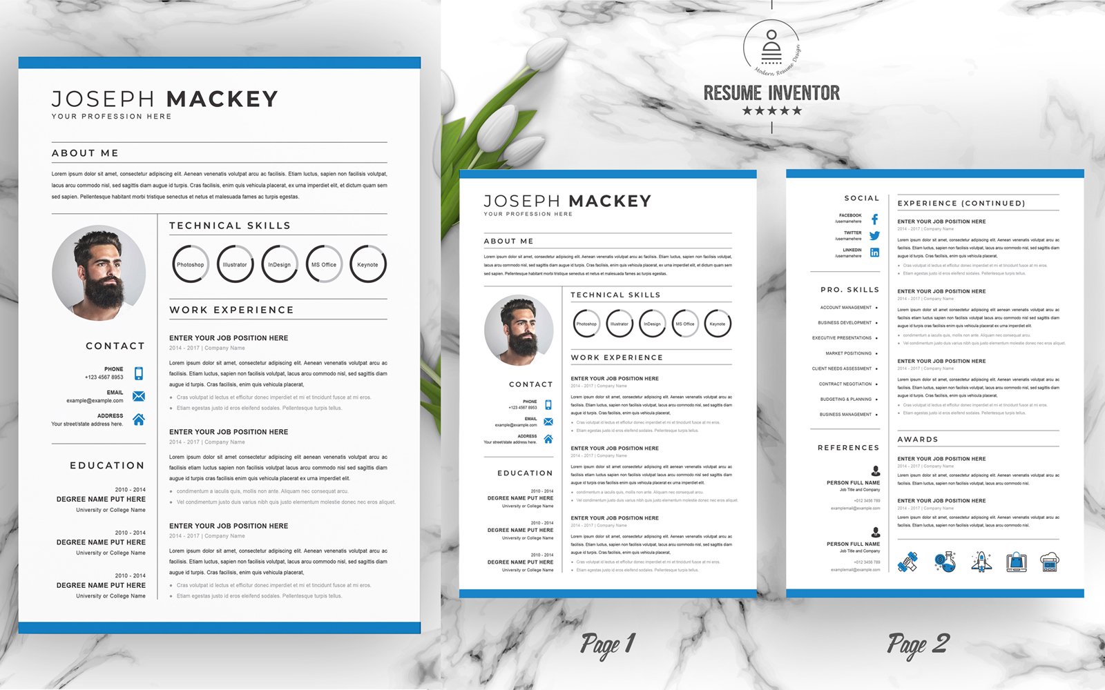 Kit Graphique #186184 Clean Cv Divers Modles Web - Logo template Preview