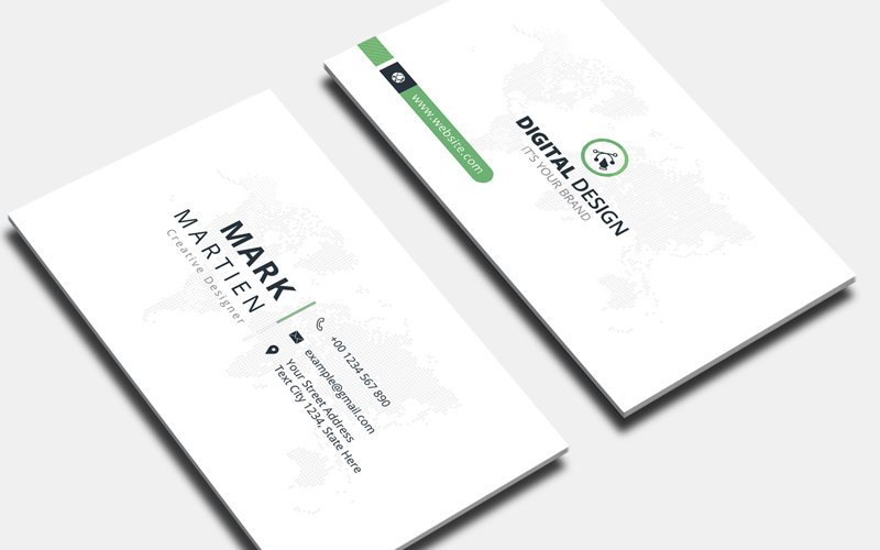 Template #186237 Business Card Webdesign Template - Logo template Preview