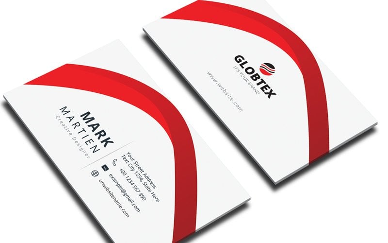 Template #186239 Business Card Webdesign Template - Logo template Preview