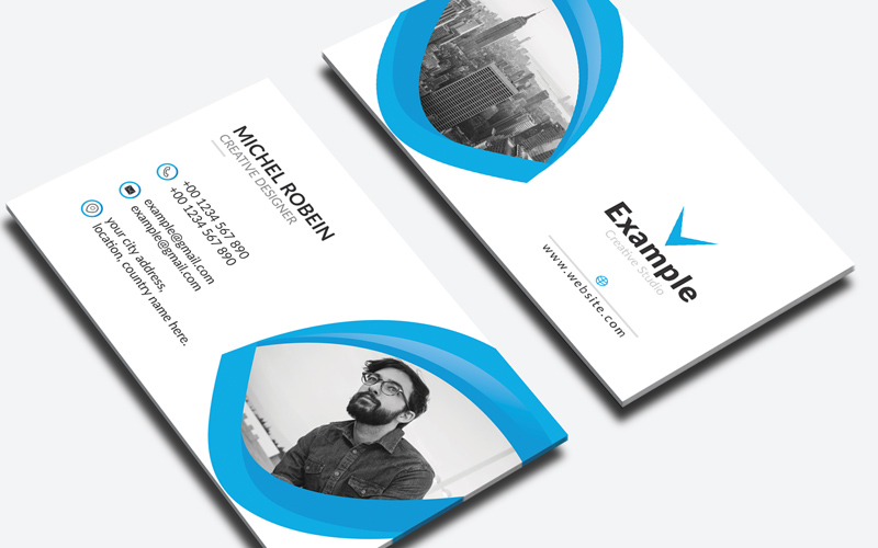 Template #186245 Business Card Webdesign Template - Logo template Preview