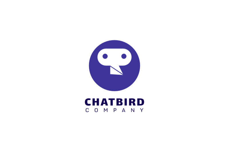Chat Bird - Dual Meaning Logo Logo Template