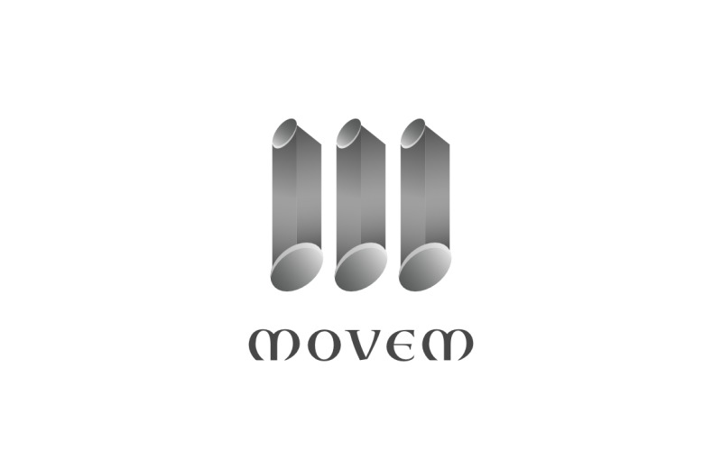Silver M Logo Design Template Logo Template