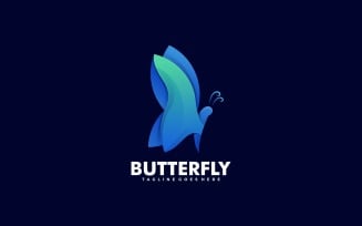 Butterfly Colorful Logo Template Style