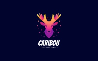 Caribou Gradient Colorful Logo