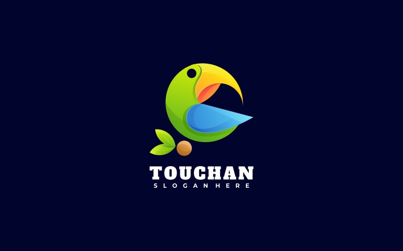 Toucan Gradient Colorful Logo Logo Template