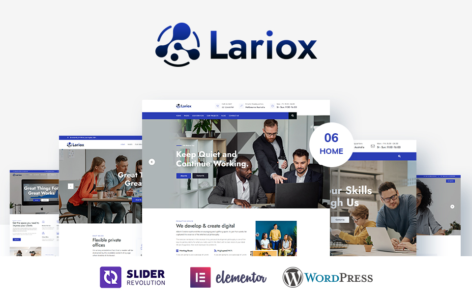 Lariox WordPress Themes 186469