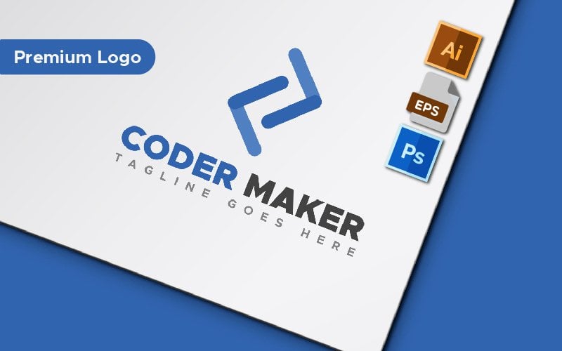 Template #186568 Coding Coder Webdesign Template - Logo template Preview