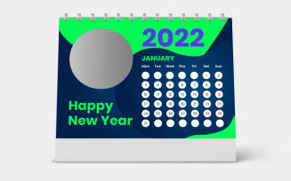 Desk Calendar Template Design 2022
