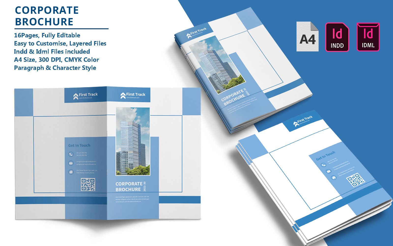 Template #186604 Pages A4 Webdesign Template - Logo template Preview