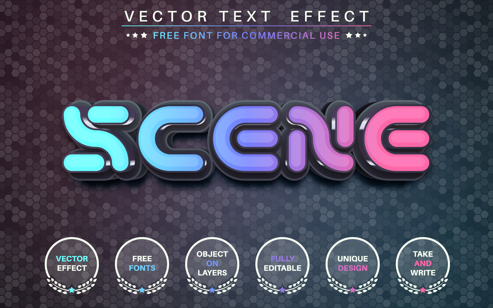 Template #186687 Effectfont Styleeditable Webdesign Template - Logo template Preview