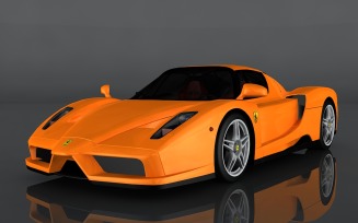 2002 Ferrari Enzo 3d model