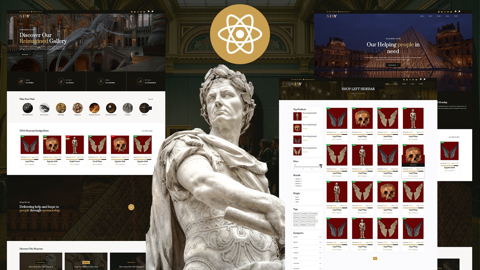 Template #186730 Museum Art Webdesign Template - Logo template Preview