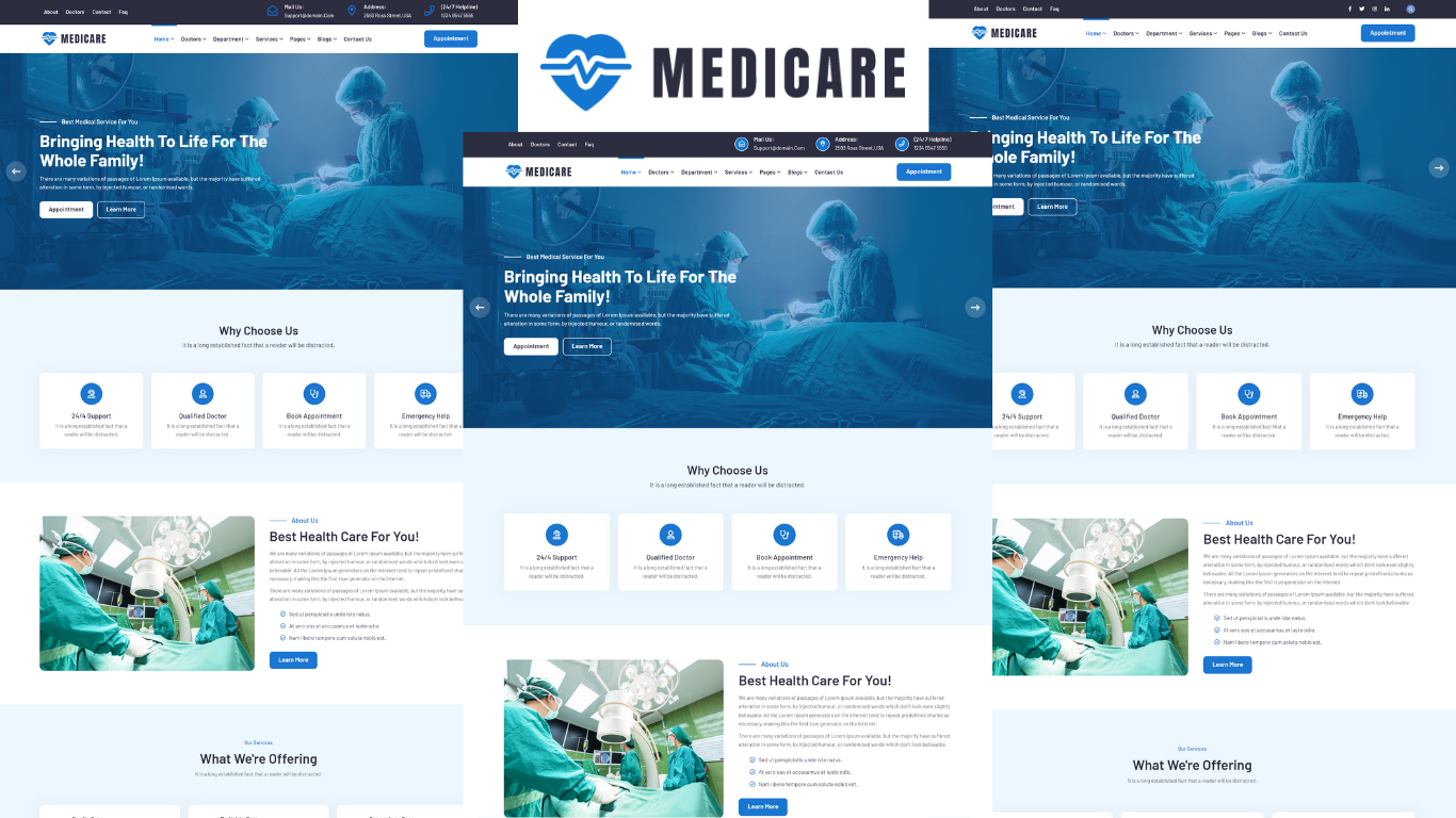 Template #186735 Cardiology Care Webdesign Template - Logo template Preview