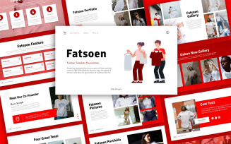 Fatsoen Fashion Presentation PowerPoint Template