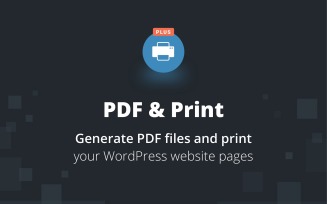 PDF & Print Plus WordPress Plugin