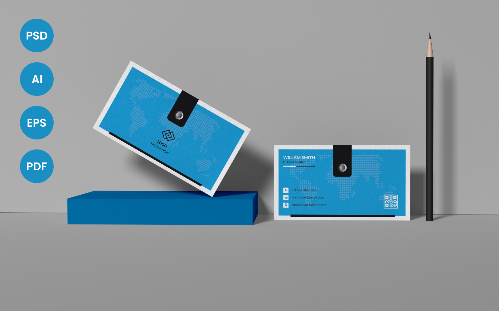 Modern Clean Business card - Corporate Identity Template