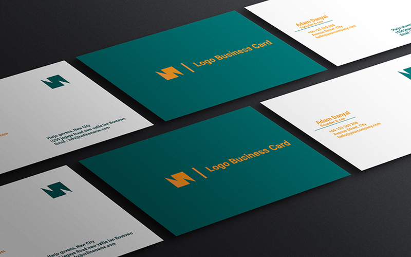 Logo Top Business Card so-85 Corporate Identity