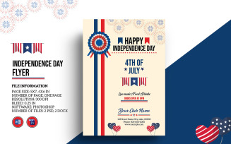 Us Independence Day Flyer Corporate Identity Template