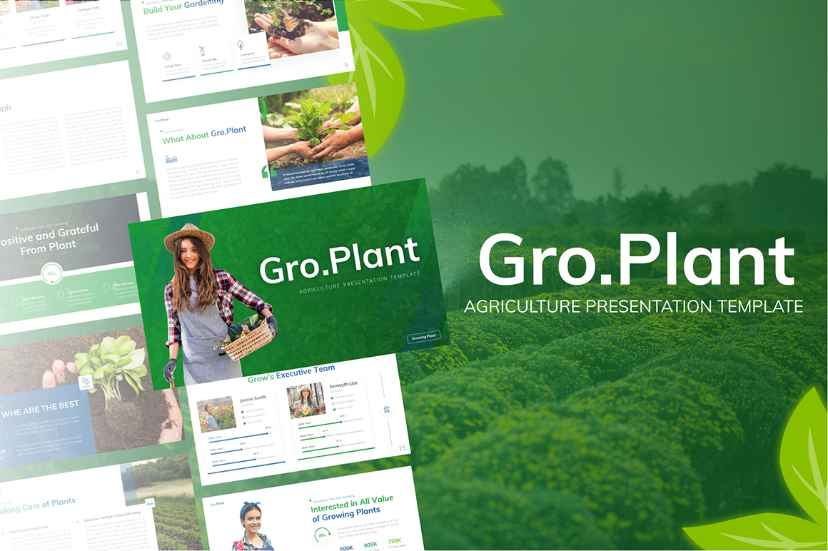 Template #186902 Plant Green Webdesign Template - Logo template Preview