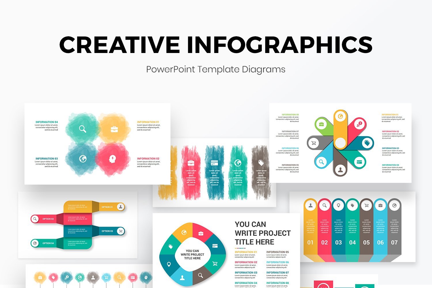 Kit Graphique #186994 Infographic Timeline Web Design - Logo template Preview
