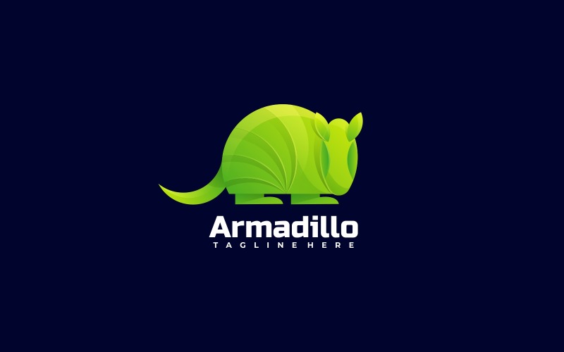 Armadillo Gradient Colorful Logo Logo Template