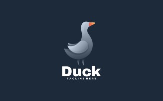 Duck Gradient Logo Template