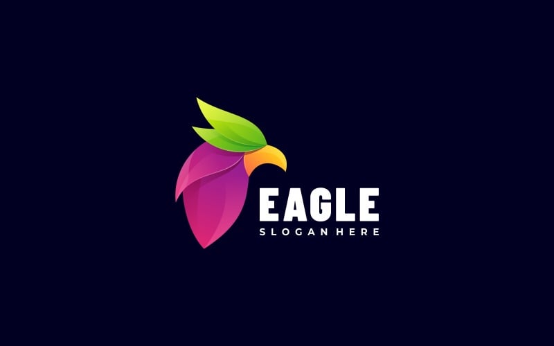 Eagle Colorful Logo Style Logo Template