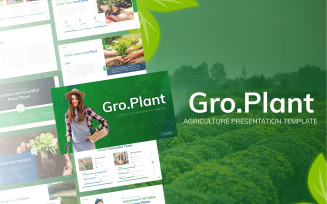 Gro.Plant Agriculture Professional PowerPoint Template