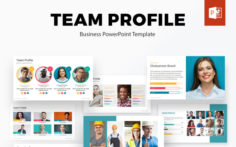 Team Profile PowerPoint Presentation Template PowerPoint Template