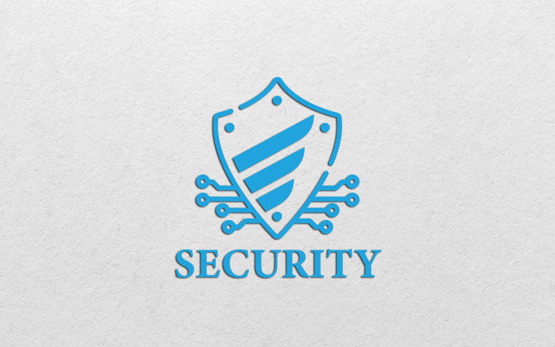 Unique Security Logo Design Logo Template