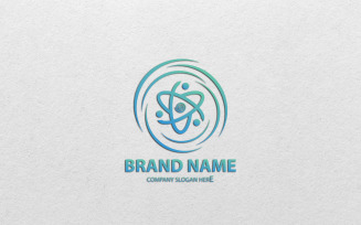 Web Circle Logo Design Template
